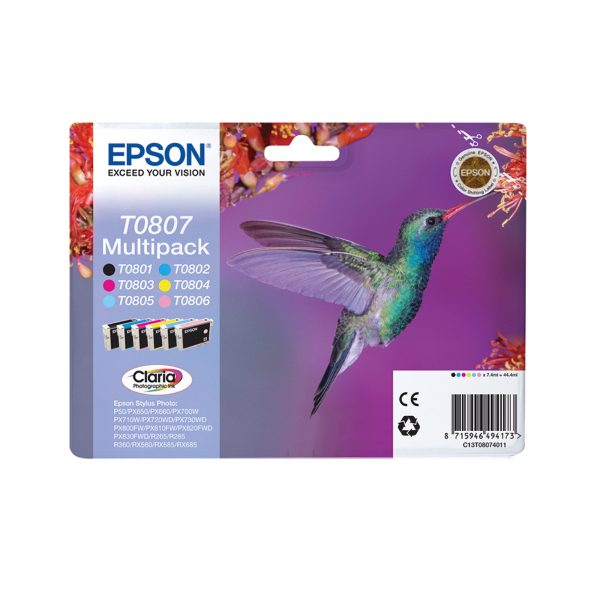 Boje Epson T0805 Light Cyan STYLUS PHOTO PX650 – photo 3