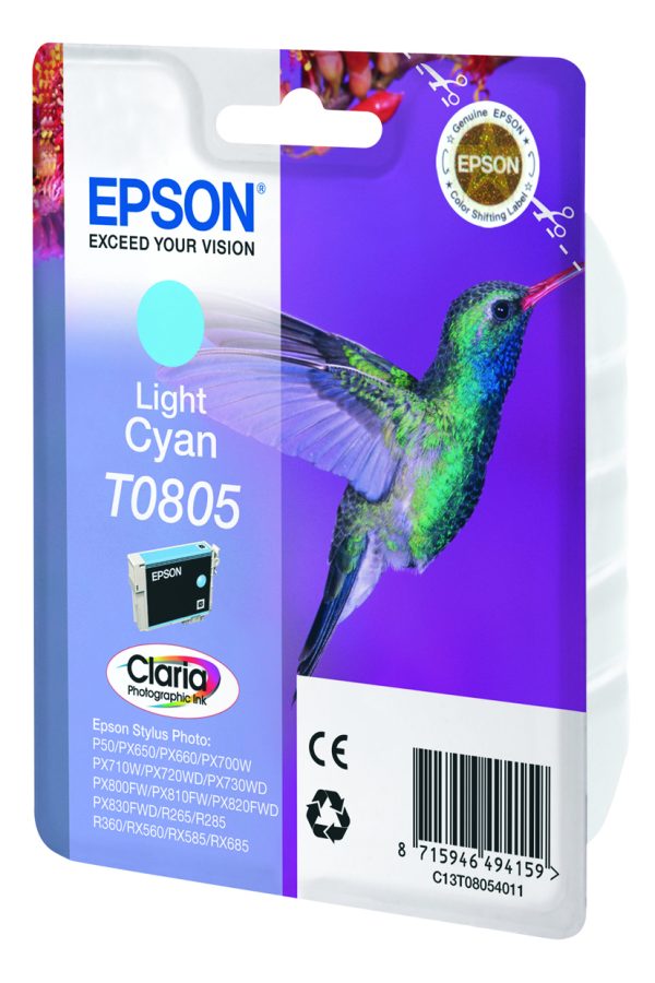 Boje Epson T0805 Light Cyan STYLUS PHOTO PX650 – photo 2