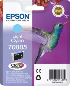 Boje Epson T0805 Light Cyan STYLUS PHOTO PX650