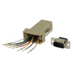 Adaptor Lan RS232 DB9M-RJ45M