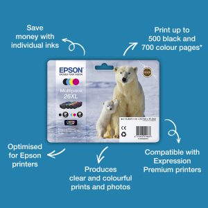 Boje Epson 26 M 4.5ml 300 faqe XP620/720