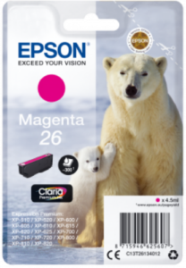 Boje Epson 26 M 4.5ml 300 faqe XP620/720