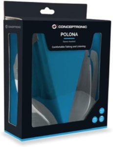 Kufje me Mikrofon Conceptronic BK/Gray