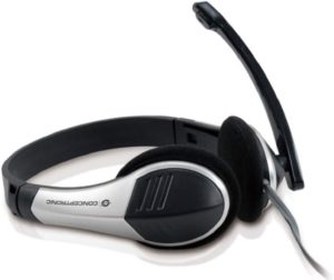 Kufje me Mikrofon Conceptronic BK/Gray