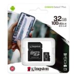 Karte Memorie Kingston 32GB microSDHC Canvas Select Plus SDCS2/32GB
