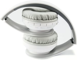 Kufje CONCEPTRONIC +Mikrofone Wireless Bluetooth White PARRIS 01W