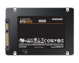 Samsung Hard Disk SSD 500GB 870 EVO Series SATA3 MZ-77E500B/EU