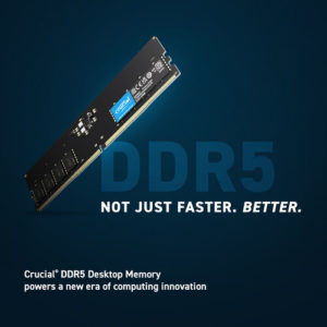 RAM DIMM DDRAM V 16GB Kit (2 x 8GB) 4800 Crucial CT2K8G48C40U5