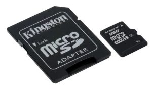 Karte Memorie 8GB MicroSD+adaptor Kingstone SDC4/8gb