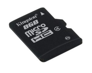 Karte Memorie 8GB MicroSD+adaptor Kingstone SDC4/8gb