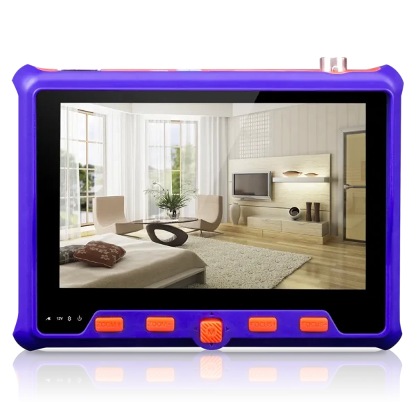 Monitor Tester Provision 5" AHD/TVI/CVI/CVBS RS485. Network and Coax testers. Up to 8MP with EU&US socket
