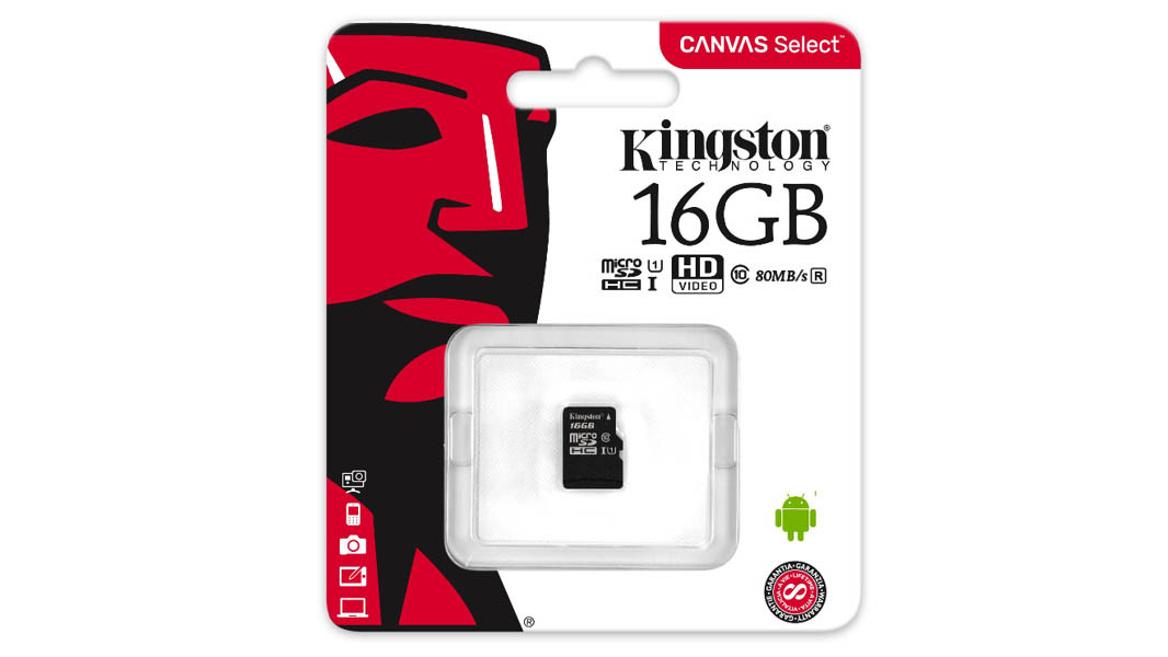 Karte memorie Kingston Micro SD HC 16GB class10