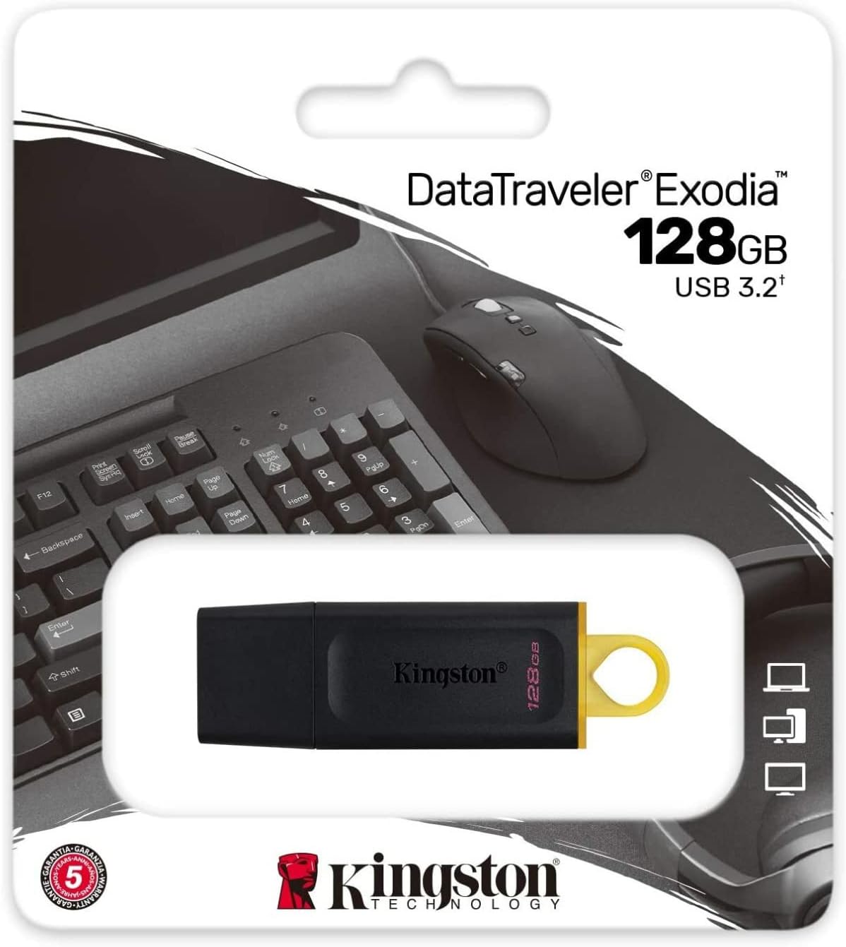 Flash Disk 128GB USB 3.2 kingston Exodia