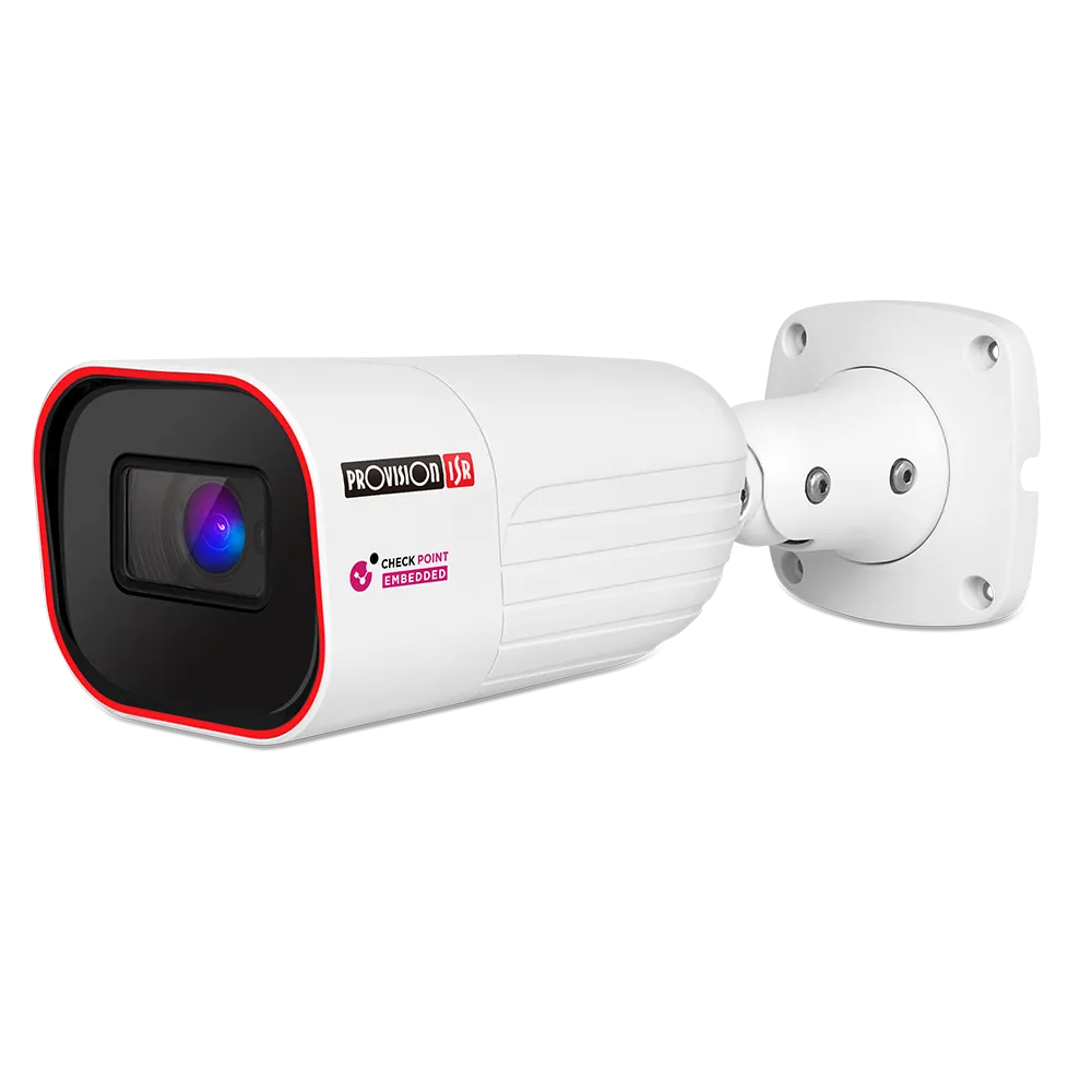 Kamera Provision Smart series, LPR, Bullet, 4MP IR 40M(2LED Array),2.8-12mm MVF Lens, with POE,support Wiegand
