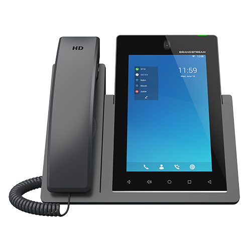 Telefon IP Grandstream GXV3470, 16 SIP account / 16 linja, PoE/PoE+, ekran 7", Android