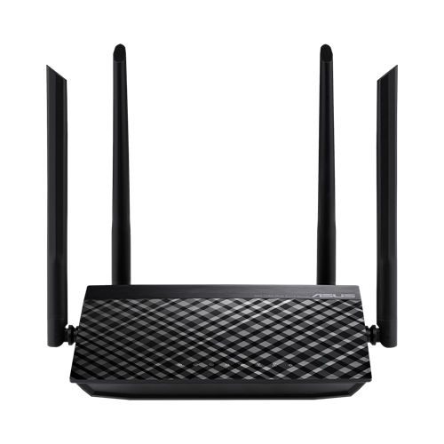 Router Wireless 300+867Mb/s (Wi-fi5) 5 Porta 10/100 Dual Band Asus RT-AC1200 V2