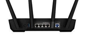 Router Firewall Wireless 3000 Mbps (Wi-fi 6) 5 Porta Gigabit Gaming ASUS TUF-AX3000V2