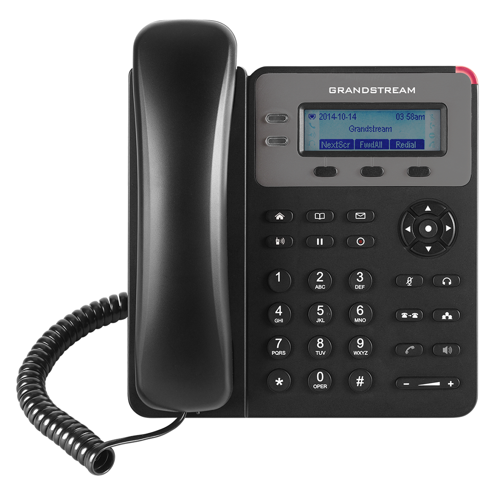 Telefon IP Grandstream GXP1610, 1 SIP account / 2 line keys (tasta), LAN 10/100