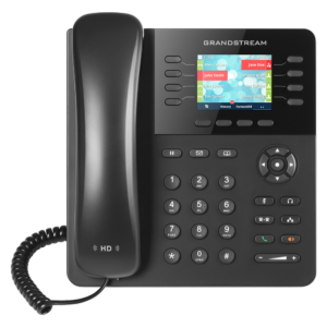 Telefon IP Grandstream GXP2135, 4 SIP account / 8 linja, Gigabit, PoE, ekran LCD 2.8"