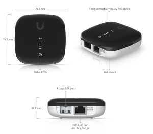Media Converter UBIQUITI UF-AE SFP+/RJ45