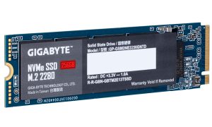 SSD Gigabyte 256GB M.2 PCIe NVMe GP-GSM2NE3256GNTD