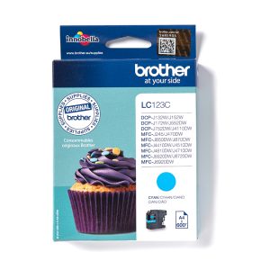 Bojë Brother LC-123 C Cyan