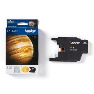 Bojë Brother LC-123 Y (e verdhë) për DCP-J132 / MFC-J6920DW, 600 faqe, 6.6 ml