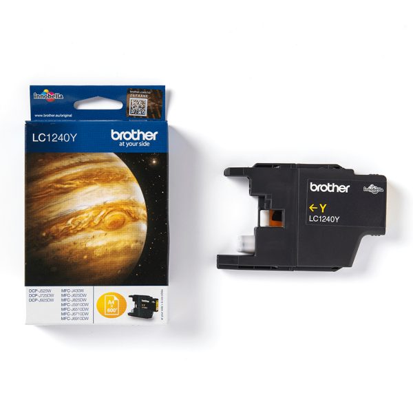 Bojë Brother LC-123 Y (e verdhë) për DCP-J132 / MFC-J6920DW, 600 faqe, 6.6 ml – foto 3