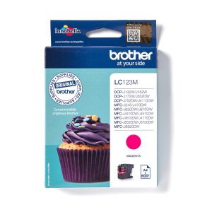 Boje Brother LC-123M Magenta Origjinale, 600 faqe