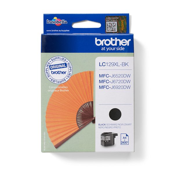 Bojë Brother LC129XL BK (e zezë, High Yield)