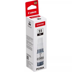 Bojë Canon GI-55 PGBK 70 ml, e zezë, për MAXIFY GX1050/GX2050 (6292C001)