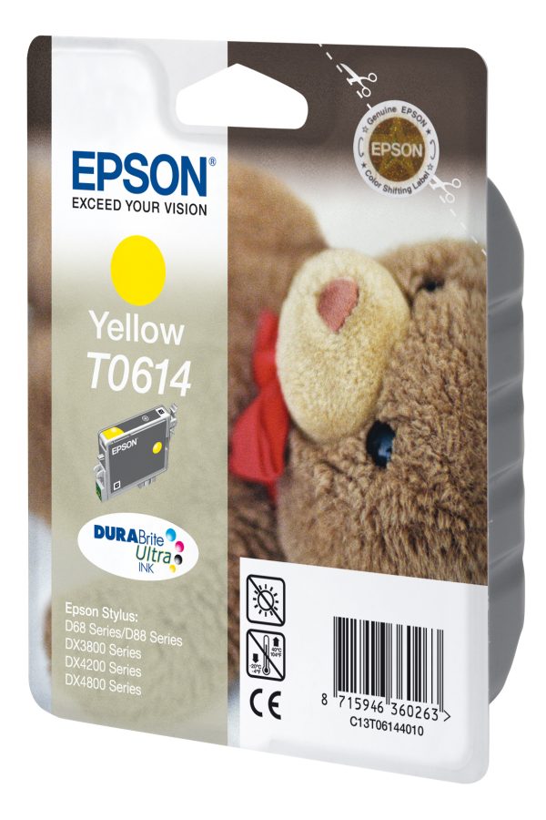 Bojë Epson T0614 Yellow DURABrite Ultra (për Stylus D68/D88) – photo 2