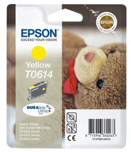 Bojë Epson T0614 Yellow DURABrite Ultra (për Stylus D68/D88)