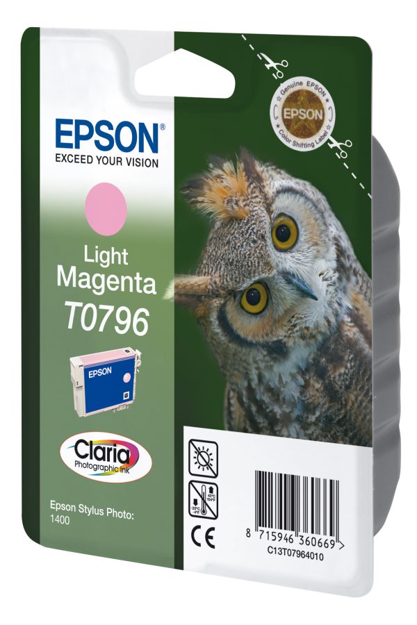 Bojë Epson T0796 Light Magenta (C13T07964010)