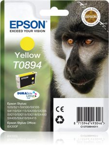 Bojë Epson T0894 Monkey, Yellow (DURABrite Ultra)