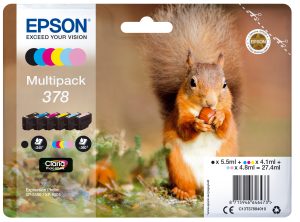 Boje Epson T378 Kit 6-Ngjyra për Expression Photo XP-8700