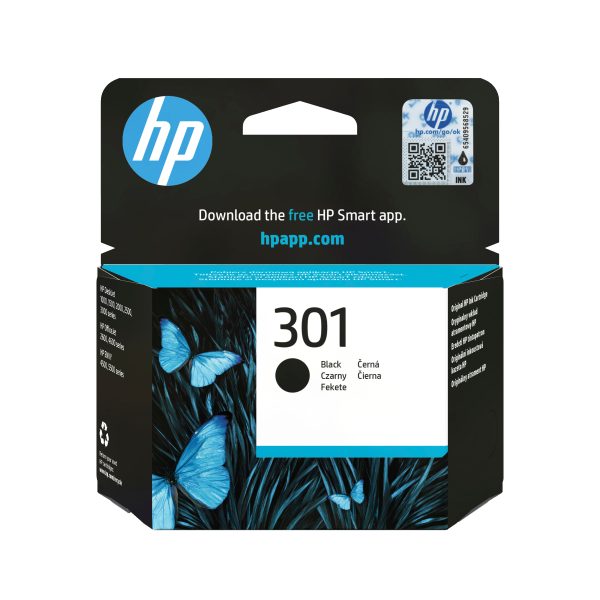 Bojë HP 301 Black Original Ink Cartridge (CH561EE)