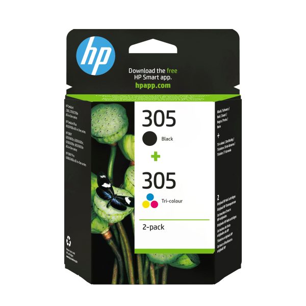 Bojë HP 305 Kit Black + Tri-color (3YM60AE + 3YM61AE)