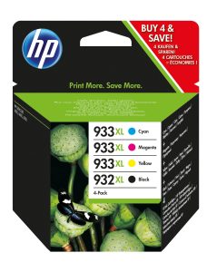 Boje HP 932XL Black / 933XL Cyan/Magenta/Yellow, Kit 4 copë (C2P42AE)