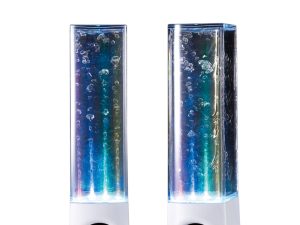 Boxe Muzikore Conceptronic Dancing Water Speaker, LED, USB, Bardhë
