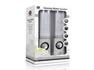 Boxe Muzikore Conceptronic Dancing Water Speaker, LED, USB, Bardhë