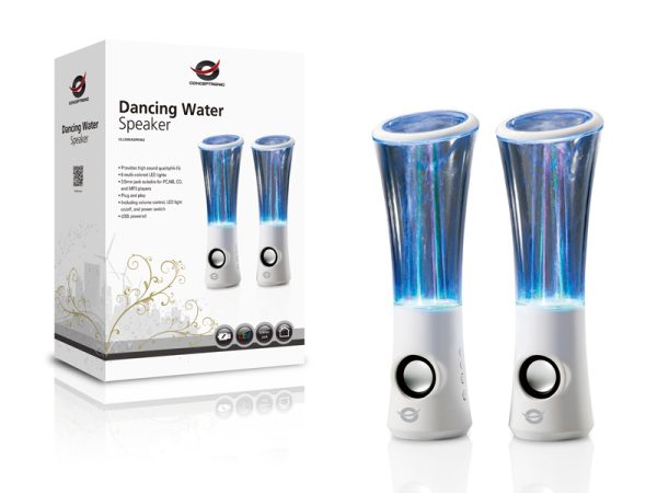 Conceptronic Dancing Water Speaker - Boxe USB me LED 6 ngjyra – photo 5