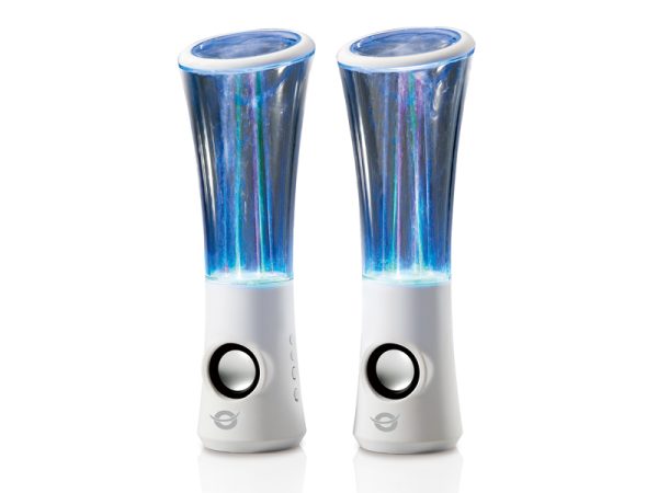 Conceptronic Dancing Water Speaker - Boxe USB me LED 6 ngjyra