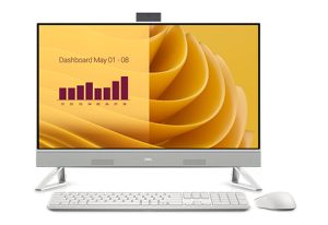 Dell All-in-One PC EC27250 27" Intel Core 7 150U 16GB 512GB SSD Windows 11 Pro