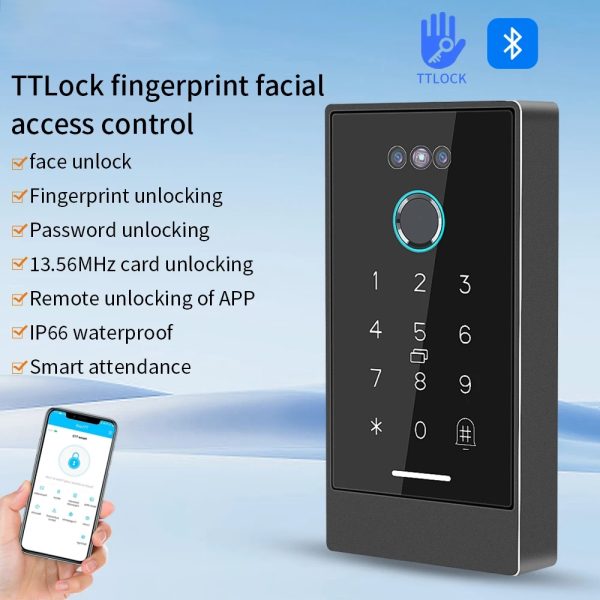 Access Control H3F - Face Recognition / Fingerprint / RFID / PIN / TTLock APP – foto 2