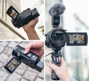 Videokamera Sony FDR-AX43 4K 8,29 MP Zoom 250x Ekran 3"