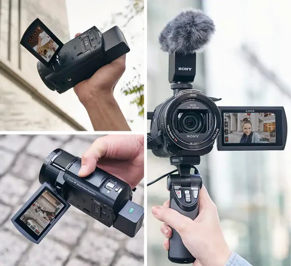 Videokamera Sony FDR-AX43 4K 8,29 MP Zoom 250x Ekran 3" – foto 4