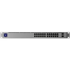 Switch Rack Ubiquiti USW-PRO-24, 24 Porta Gigabit + 2 SFP+, Menaxhueshëm PoE