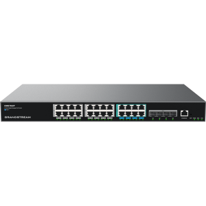 Switch Grandstream GWN7822P 24 Porta Rack (16x RJ45 1GB / 8x RJ45 2.5GB / 4x SFP+) PoE Managed Layer3