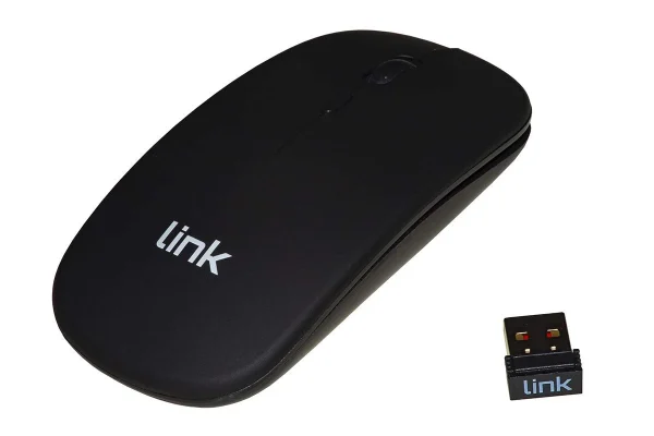 Mouse Wireless LINK LKMOS34 1600 DPI, Bateri e Rikarikueshme, Zeze